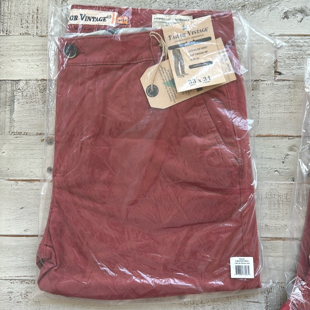 Tailor Vintage Connecticut Originals Slim Fit Pants NWT